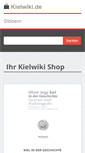 Mobile Screenshot of kielwiki.de